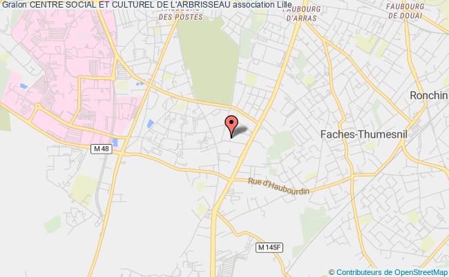 plan association Centre Social Et Culturel De L'arbrisseau Lille