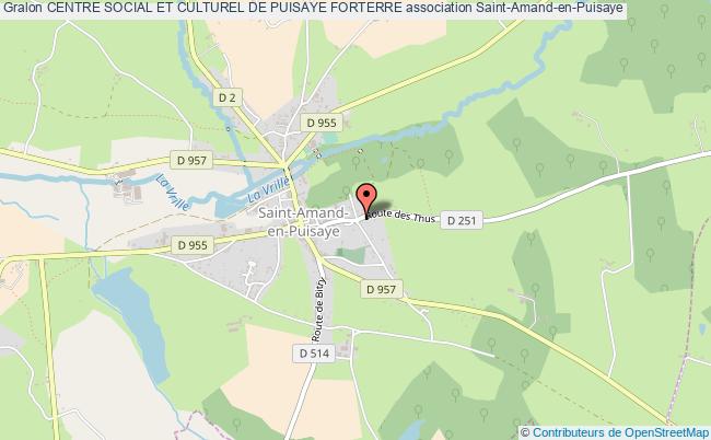 plan association Centre Social Et Culturel De Puisaye Forterre Saint-Amand-en-Puisaye