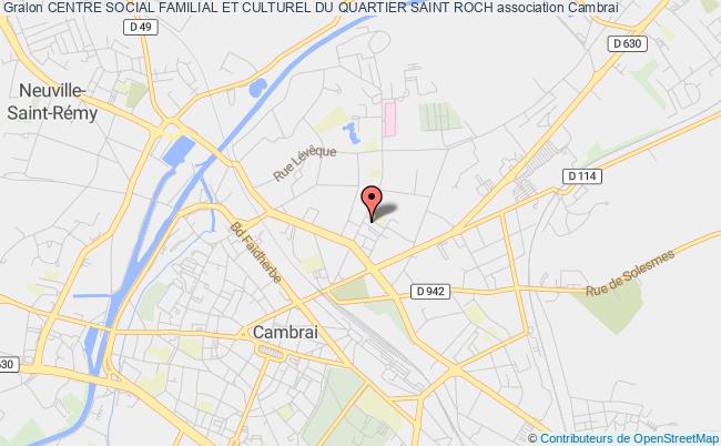 plan association Centre Social Familial Et Culturel Du Quartier Saint Roch Cambrai