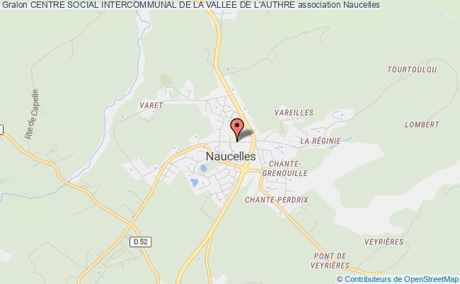 plan association Centre Social Intercommunal De La Vallee De L'authre Naucelles