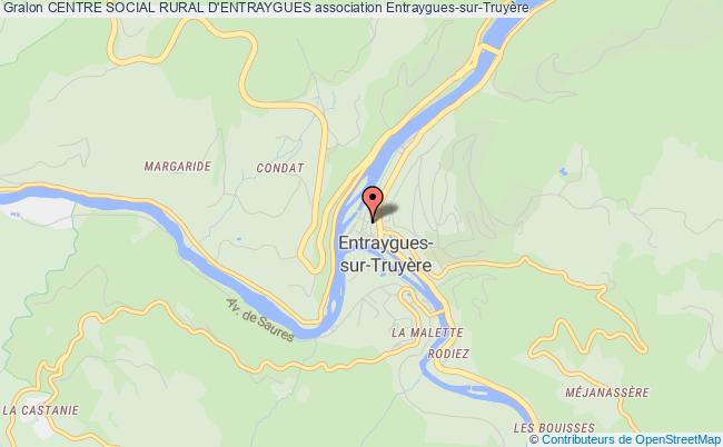 plan association Centre Social Rural D'entraygues Entraygues-sur-Truyère