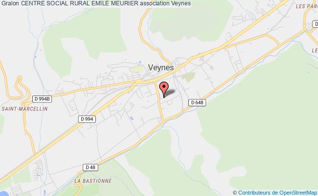plan association Centre Social Rural Emile Meurier Veynes