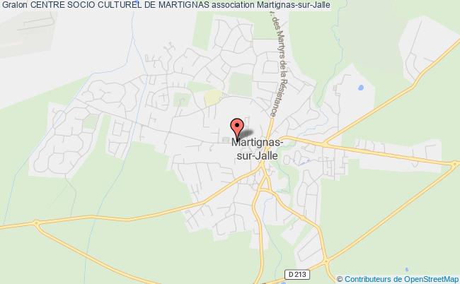 plan association Centre Socio Culturel De Martignas Martignas-sur-Jalle