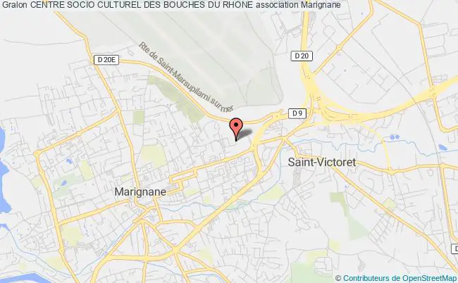 plan association Centre Socio Culturel Des Bouches Du Rhone Marignane