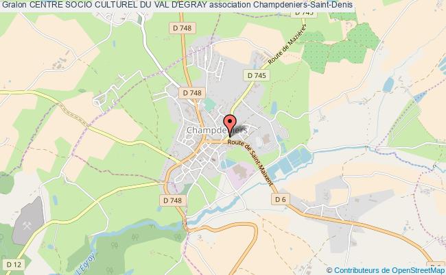 plan association Centre Socio Culturel Du Val D'egray Champdeniers-Saint-Denis