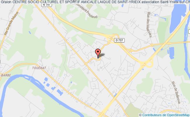 plan association Centre Socio Culturel Et Sportif Amicale Laique De Saint-yrieix Saint-Yrieix-sur-Charente