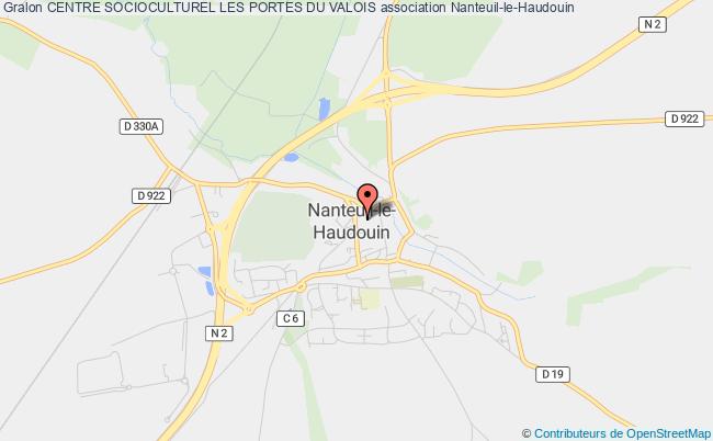 plan association Centre Socioculturel Les Portes Du Valois Nanteuil-le-Haudouin