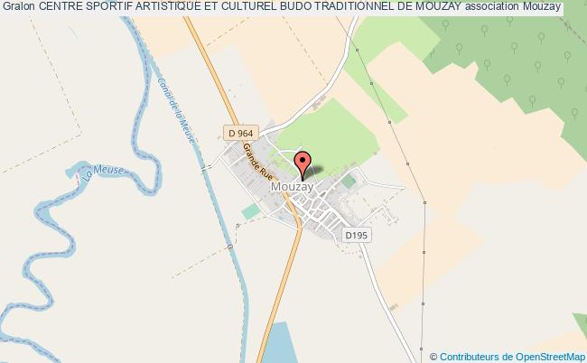 plan association Centre Sportif Artistique Et Culturel Budo Traditionnel De Mouzay Mouzay