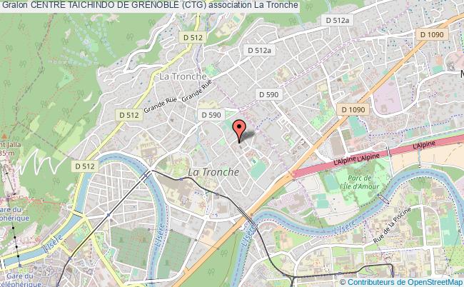 plan association Centre Taichindo De Grenoble (ctg) La    Tronche