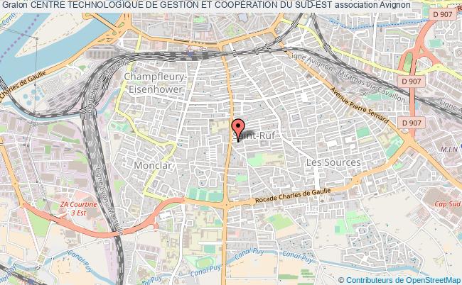 plan association Centre Technologique De Gestion Et CoopÉration Du Sud-est Avignon