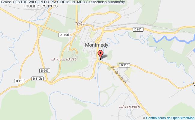 plan association Centre Wilson Du Pays De Montmedy Montmédy
