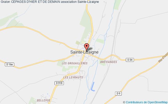 plan association CÉpages D'hier Et De Demain Sainte-Lizaigne