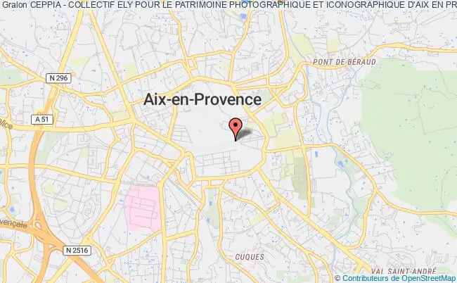 plan association Ceppia - Collectif Ely Pour Le Patrimoine Photographique Et Iconographique D'aix En Provence Aix-en-Provence