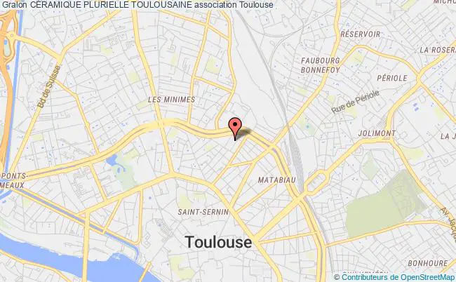 plan association CÉramique Plurielle Toulousaine Toulouse
