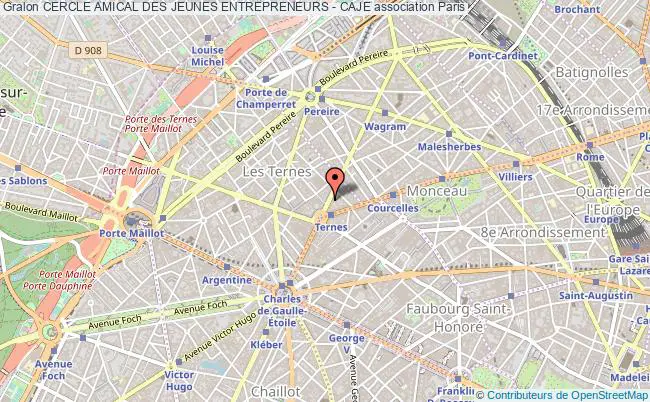 plan association Cercle Amical Des Jeunes Entrepreneurs - Caje Paris