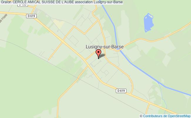plan association Cercle Amical Suisse De L'aube Lusigny-sur-Barse