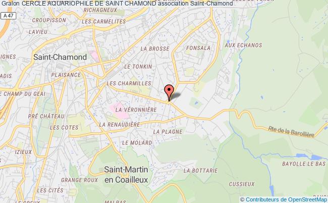 plan association Cercle Aquariophile De Saint Chamond Saint-Chamond