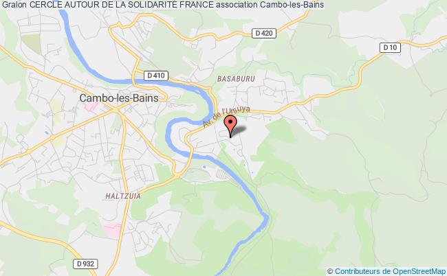 plan association Cercle Autour De La SolidaritÉ France Cambo-les-Bains