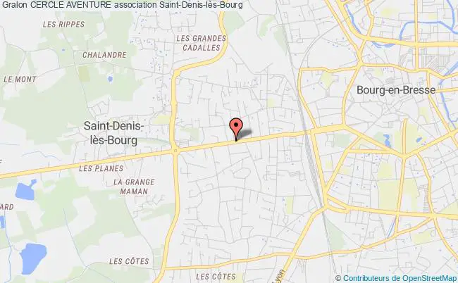 plan association Cercle Aventure Saint-Denis-lès-Bourg
