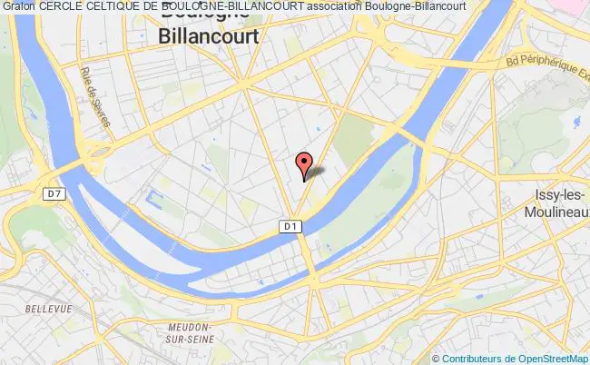 plan association Cercle Celtique De Boulogne-billancourt Boulogne-Billancourt