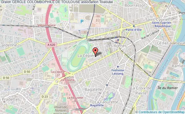 plan association Cercle Colombophile De Toulouse Toulouse