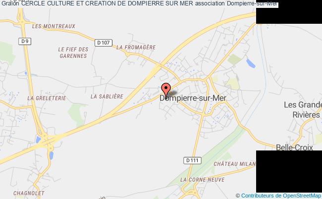 plan association Cercle Culture Et Creation De Dompierre Sur Mer Dompierre-sur-Mer