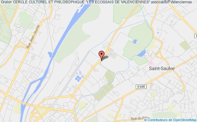 plan association Cercle Culturel Et Philosophique "les Ecossais De Valenciennes" Valenciennes