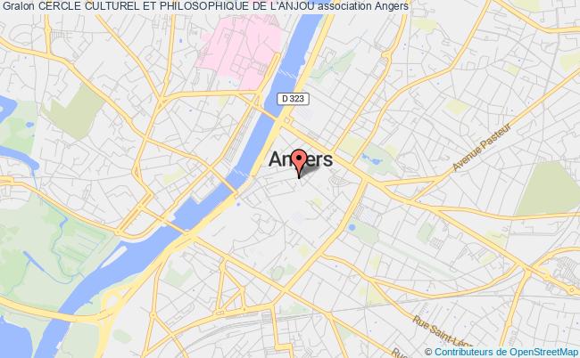 plan association Cercle Culturel Et Philosophique De L'anjou Angers
