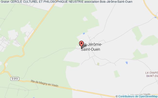 plan association Cercle Culturel Et Philosophique Neustrie Bois-Jérôme-Saint-Ouen