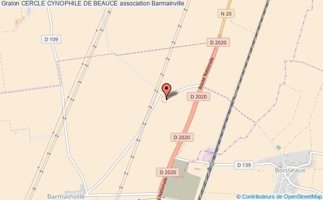 plan association Cercle Cynophile De Beauce Barmainville