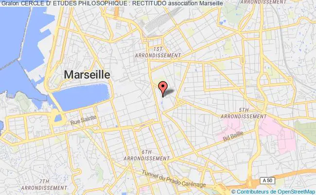 plan association Cercle D' Etudes Philosophique : Rectitudo Marseille