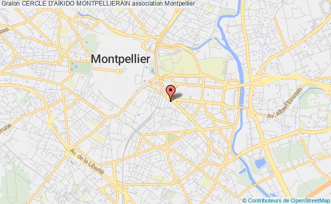plan association Cercle D'aÏkido Montpellierain Montpellier
