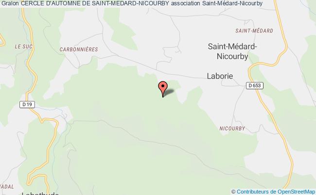 plan association Cercle D'automne De Saint-medard-nicourby Saint-Médard-Nicourby