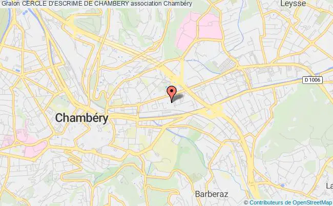 plan association Cercle D'escrime De Chambery Chambéry