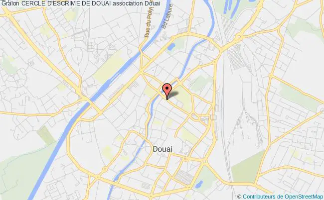 plan association Cercle D'escrime De Douai Douai