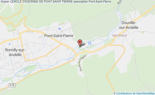 plan association Cercle D'escrime De Pont Saint Pierre Pont-Saint-Pierre