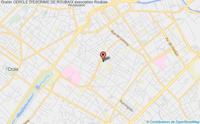 plan association Cercle D'escrime De Roubaix 