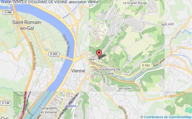 plan association Cercle D'escrime De Vienne Vienne