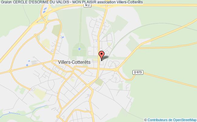 plan association Cercle D'escrime Du Valois - Mon Plaisir Villers-Cotterêts