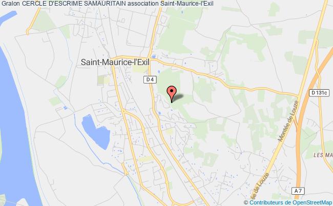 plan association Cercle D'escrime Samauritain Saint-Maurice-l'Exil