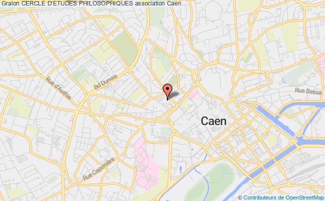 plan association Cercle D'etudes Philosophiques Caen