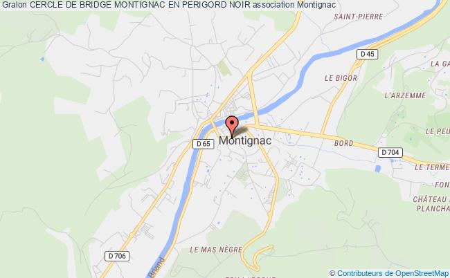 plan association Cercle De Bridge Montignac En Perigord Noir Montignac