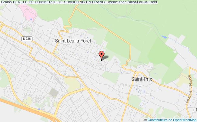 plan association Cercle De Commerce De Shandong En France Saint-Leu-la-Forêt