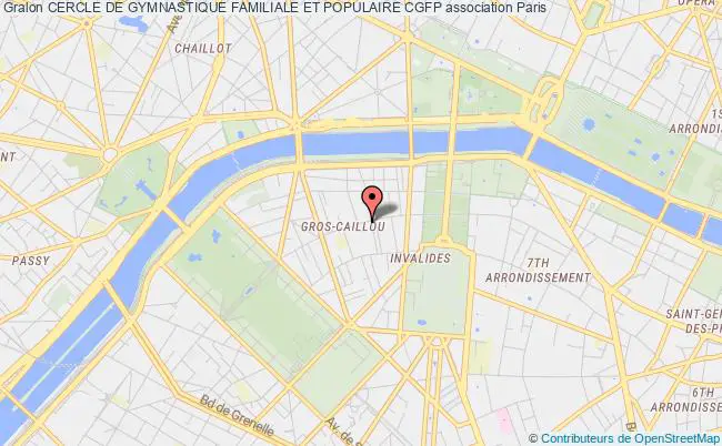 plan association Cercle De Gymnastique Familiale Et Populaire Cgfp Paris