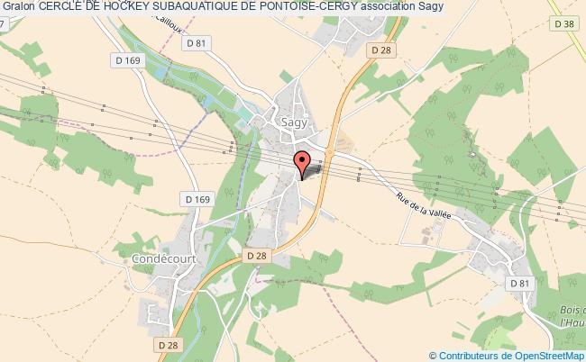 plan association Cercle De Hockey Subaquatique De Pontoise-cergy Sagy
