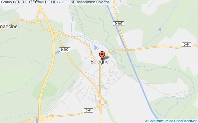 plan association Cercle De L'amitie De Bologne Bologne