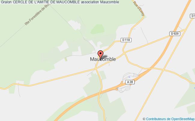 plan association Cercle De L'amitie De Maucomble Maucomble