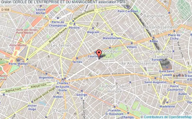 plan association Cercle De L'entreprise Et Du Management Paris