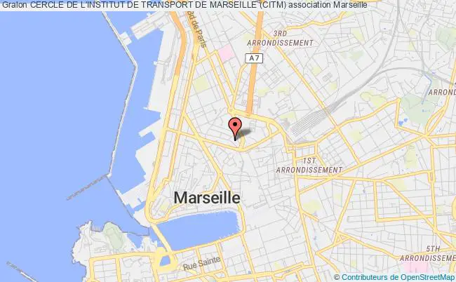 plan association Cercle De L'institut De Transport De Marseille (citm) Marseille