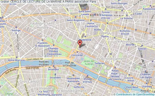 plan association Cercle De Lecture De La Marine A Paris Paris
